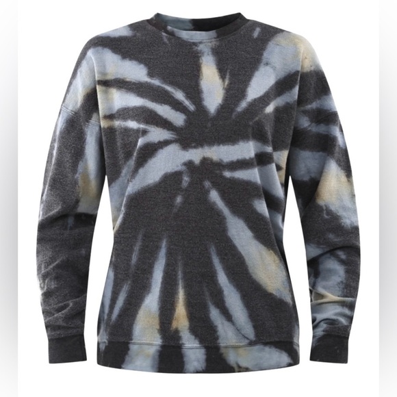 NOBO Tops - NOBO Oversized pull over Crewneck Tie Dye Sweatshirt Women’s Medium Blue NWT